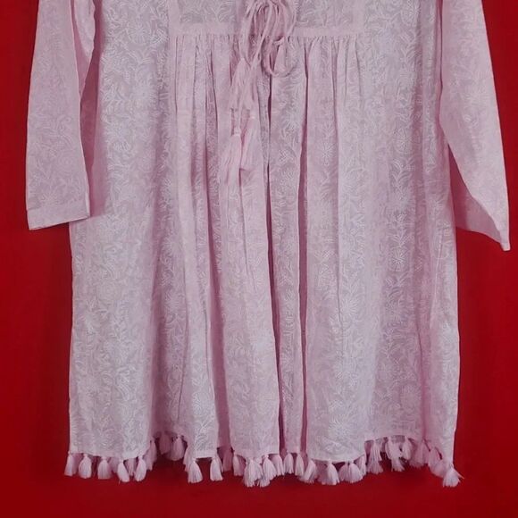 NEW RO'S GARDEN‎ Tuckernuck Seychelles Tunic Amelia Pink Size Medium - Picture 4 of 9